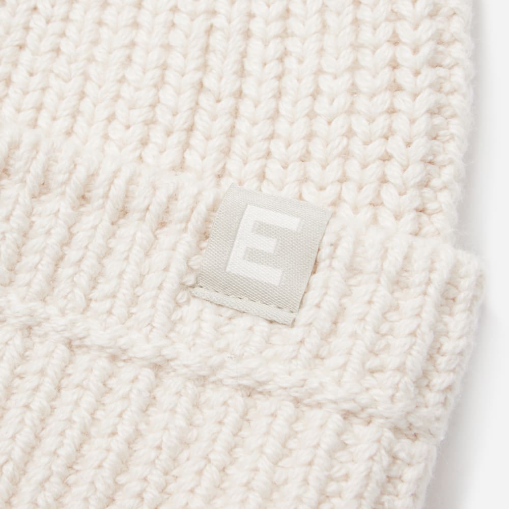 The Organic Cotton Chunky Beanie | Canvas - Image 2