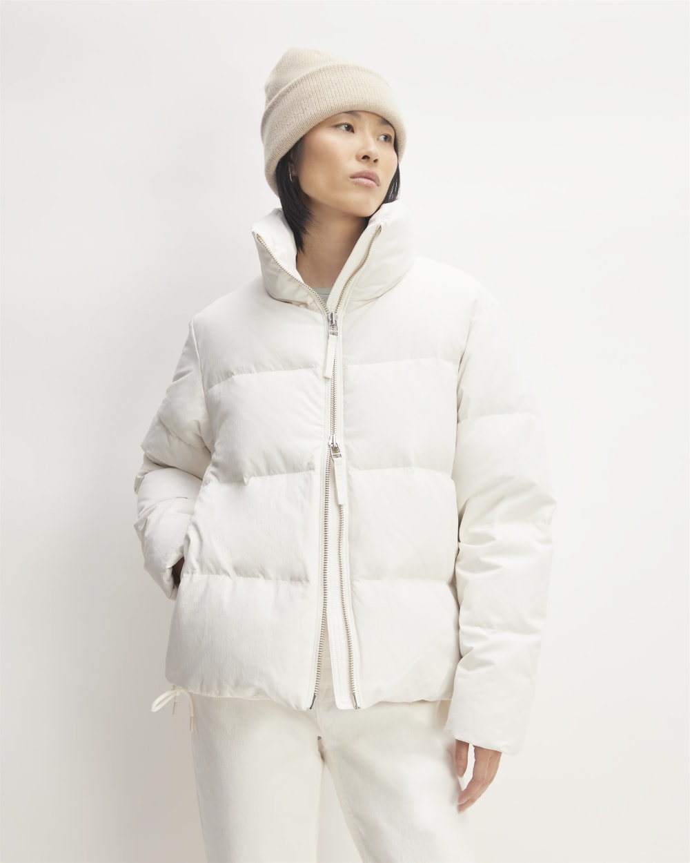 The Good Merino Wool Beanie | Heather Oat - Image 2