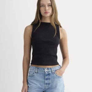 The Selfie Boatneck Tank | Black