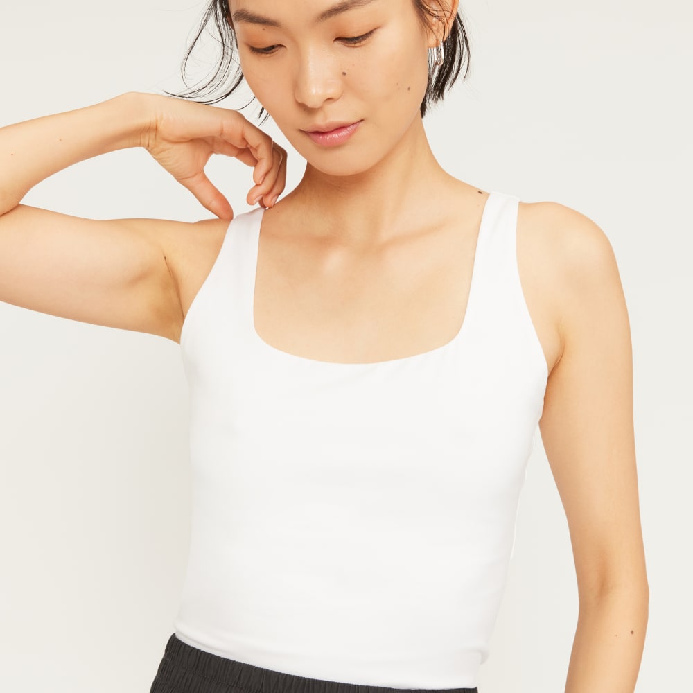 The Supima? Sleeveless Top | White - Image 4
