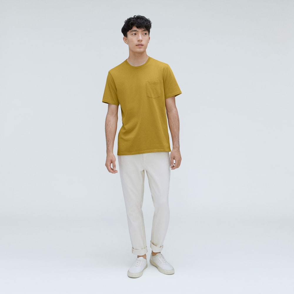The Organic Cotton Pocket Tee | Golden Palm - Image 6