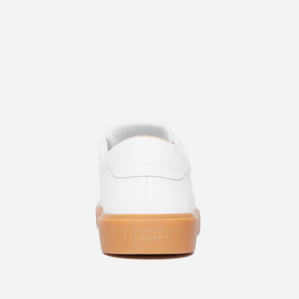 The ReLeather? Tennis Shoe | White / Gum Sole - Image 6