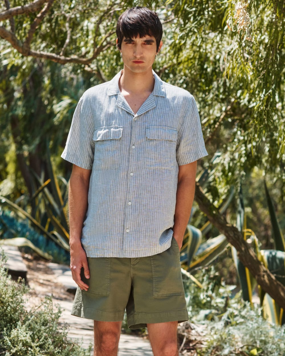 The Canvas Relaxed Short | Lichen Green - Image 7