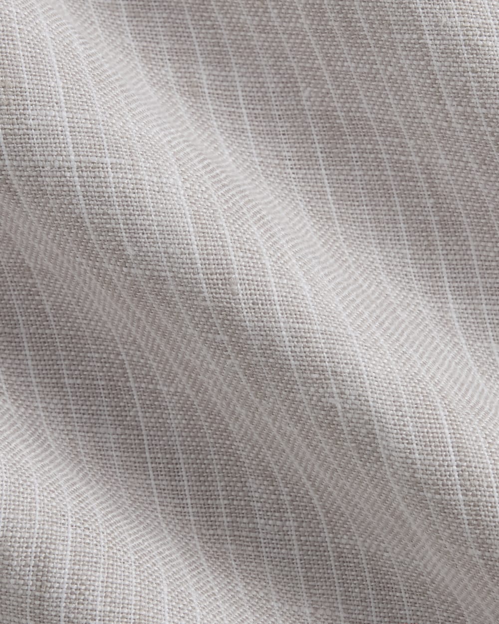 The Classic Short-Sleeve Shirt in Linen | Stone / White - Image 6