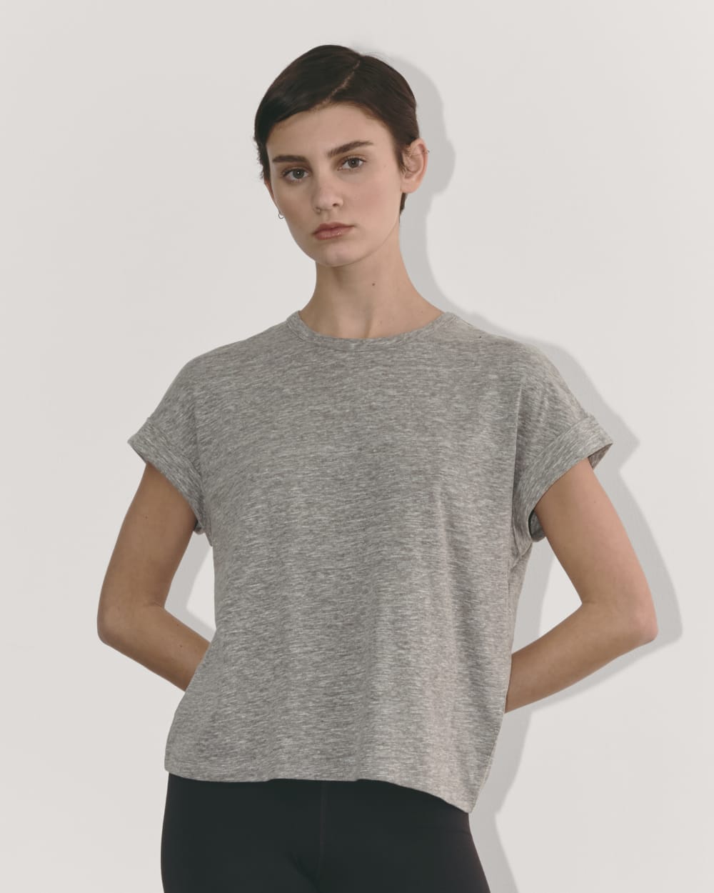 The Perform Tee | Heathered Grey