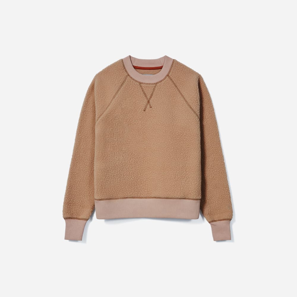 The ReNew Fleece Raglan Sweatshirt | Camel - Image 2
