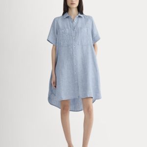 The Daytripper Dress in Linen | Chambray