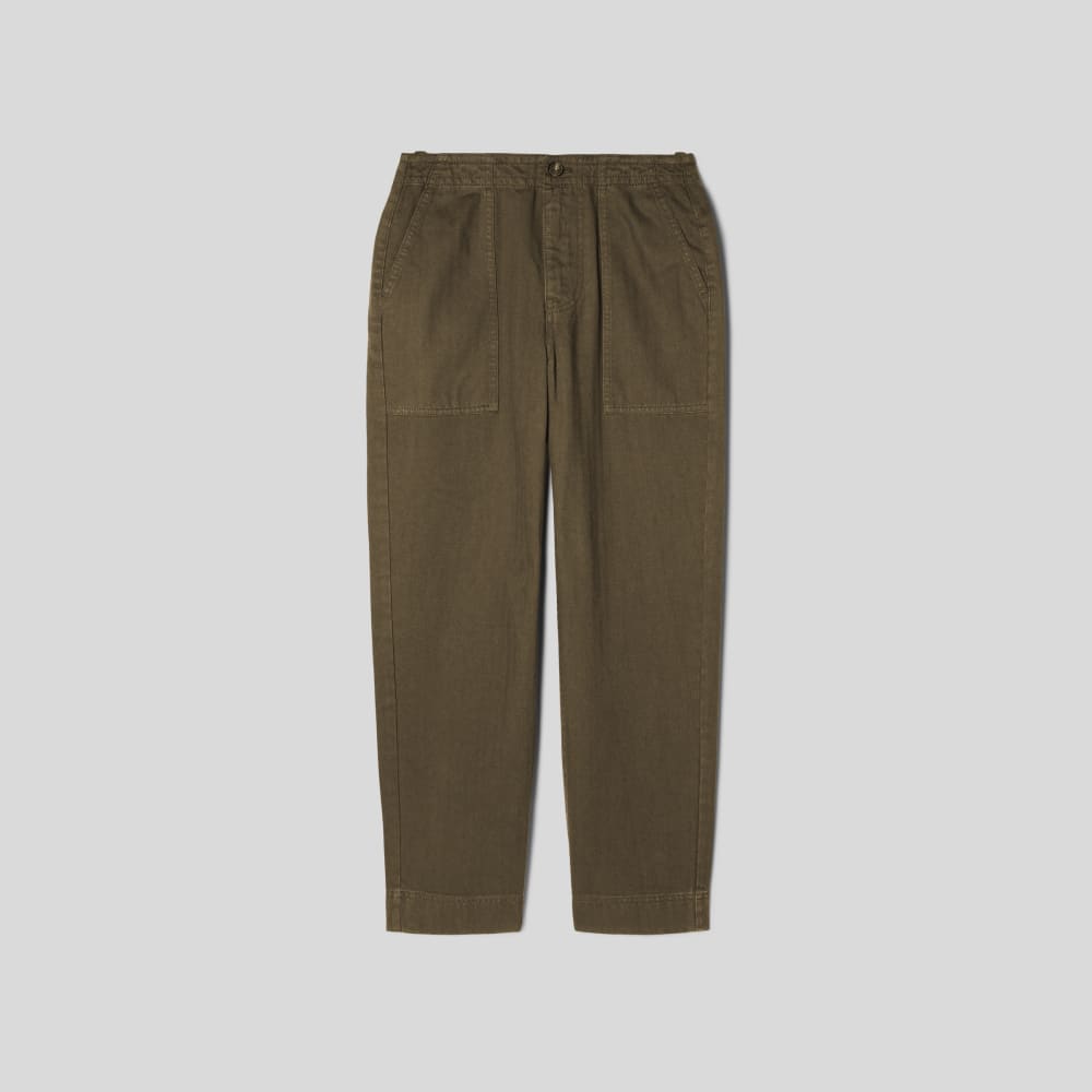 The Organic Cotton Herringbone Pant | Beech - Image 2
