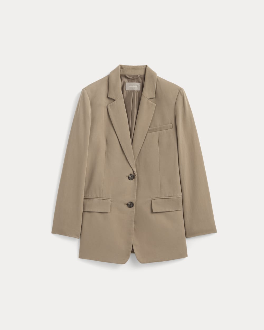 The Oversized Blazer in Buttersmooth | Ash Brown - Image 2
