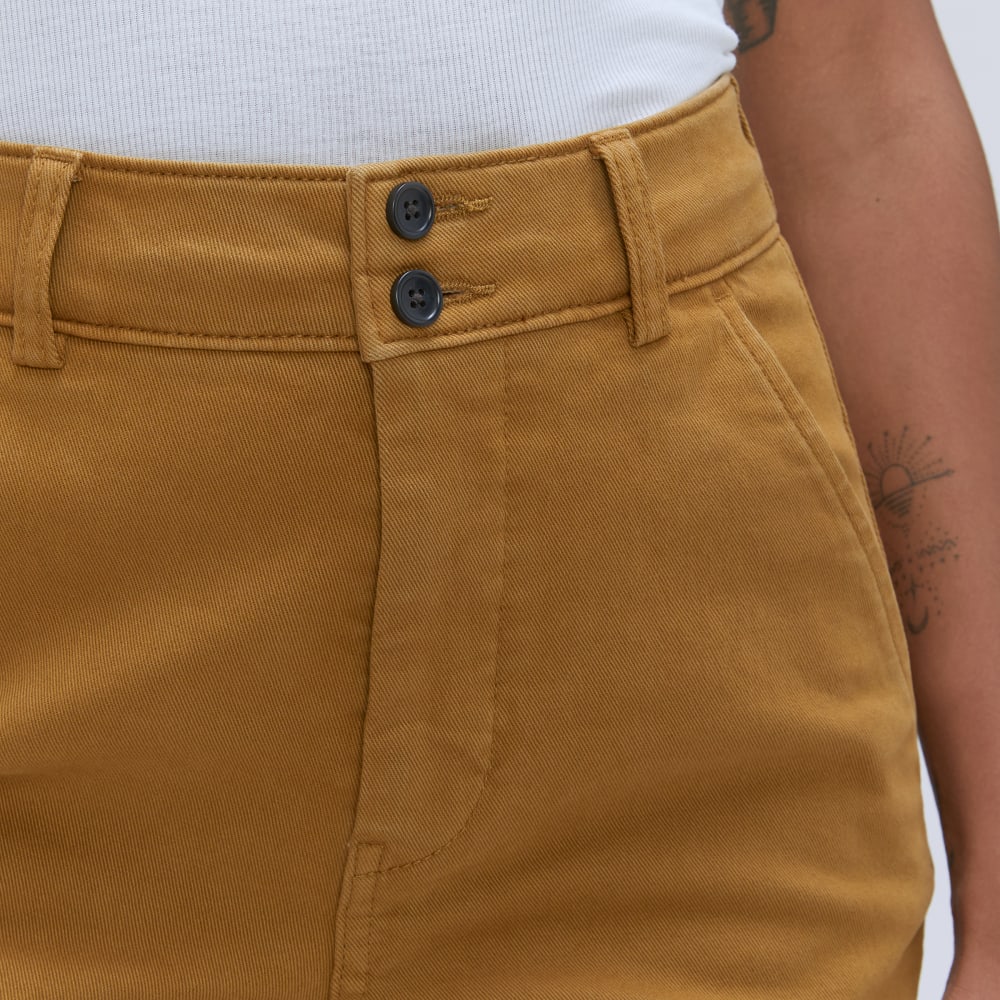 The Organic Wide-Leg Pant | Tapenade - Image 4