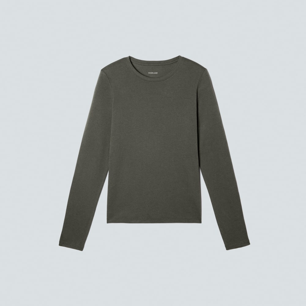 The Organic Cotton Long-Sleeve Crew | Kambaba - Image 2