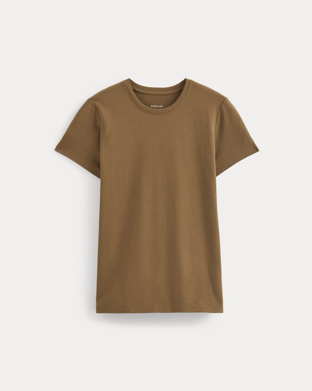 The Slim Crew in Essential Cotton | Toffee - Image 2