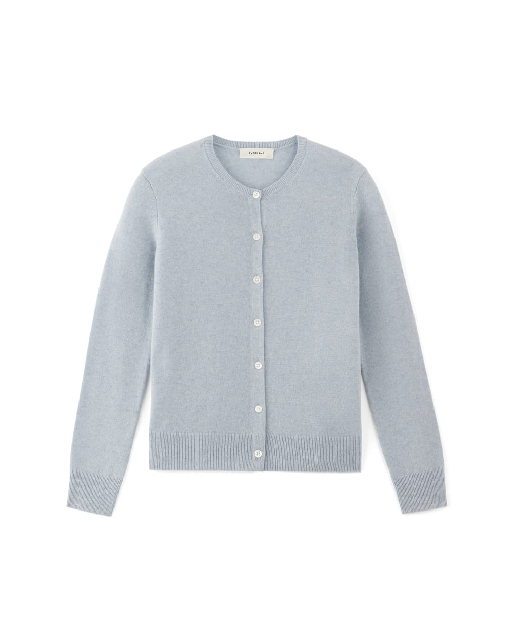 The Classic Cardigan in Cashmere | Sky Blue - Image 2