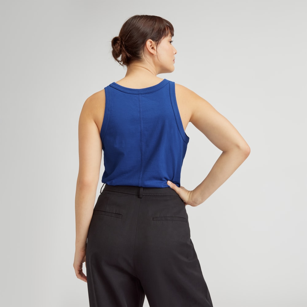 The Tank in Essential Cotton | Mazarine Blue - Image 3