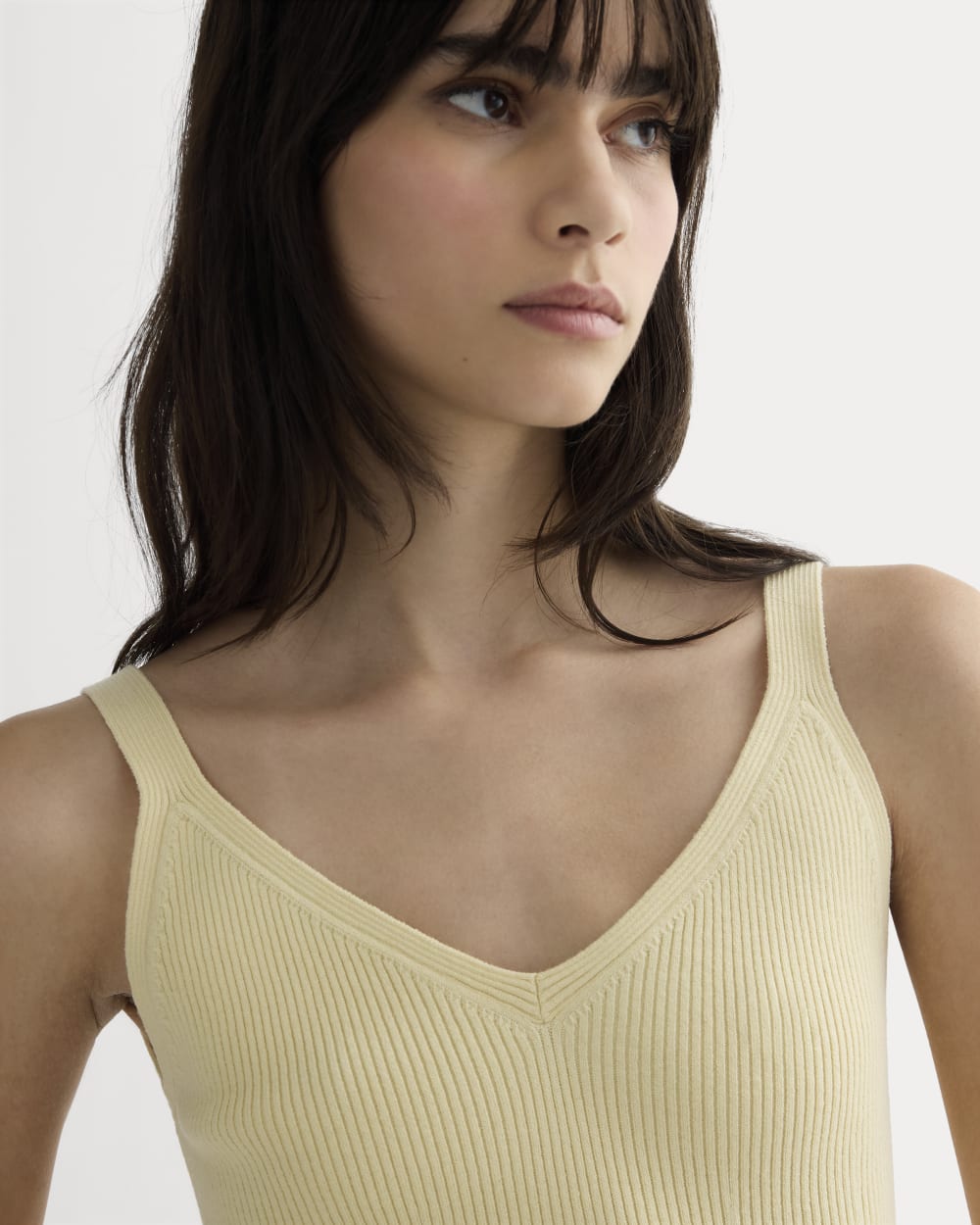 The Fine Knit Cami | Banana Crepe - Image 4