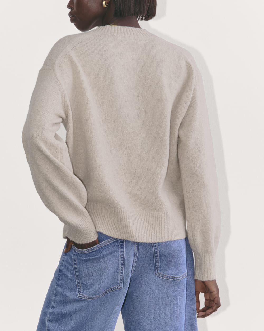 The Cocoon Crew in Plush Cotton | Heather Mushroom - Image 5