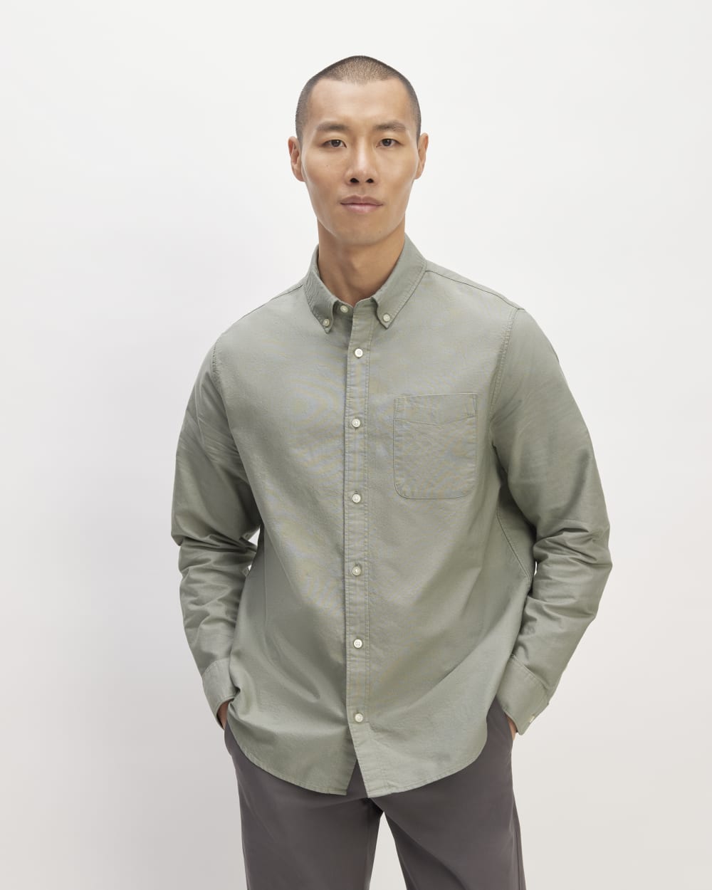 The Classic Oxford Shirt | Sage Green | Standard