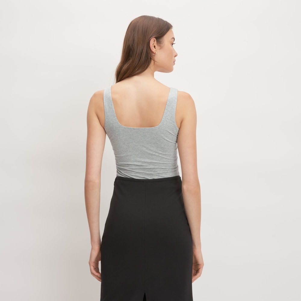 The Supima? Sleeveless Top | Heathered Grey - Image 3