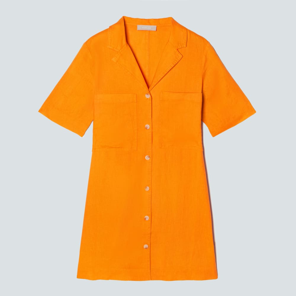 The Linen Workwear Dress | Turmeric