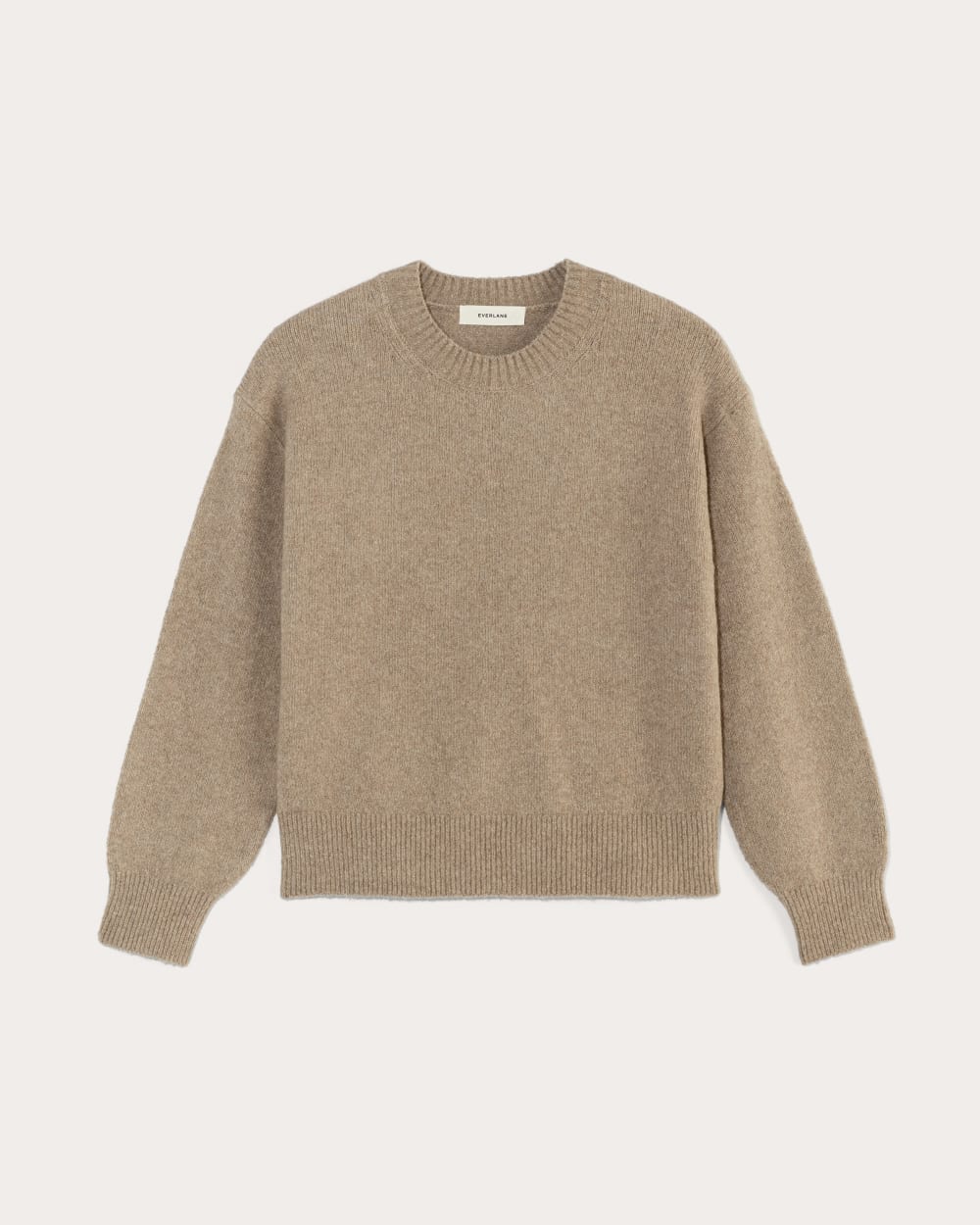 The Cocoon Crew in Plush Cotton | Heather Taupe - Image 2