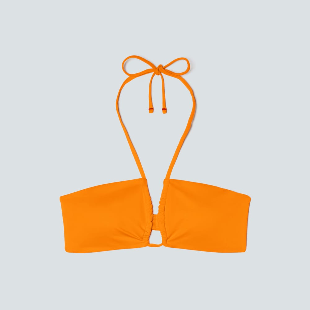 The String Bandeau Top | Turmeric