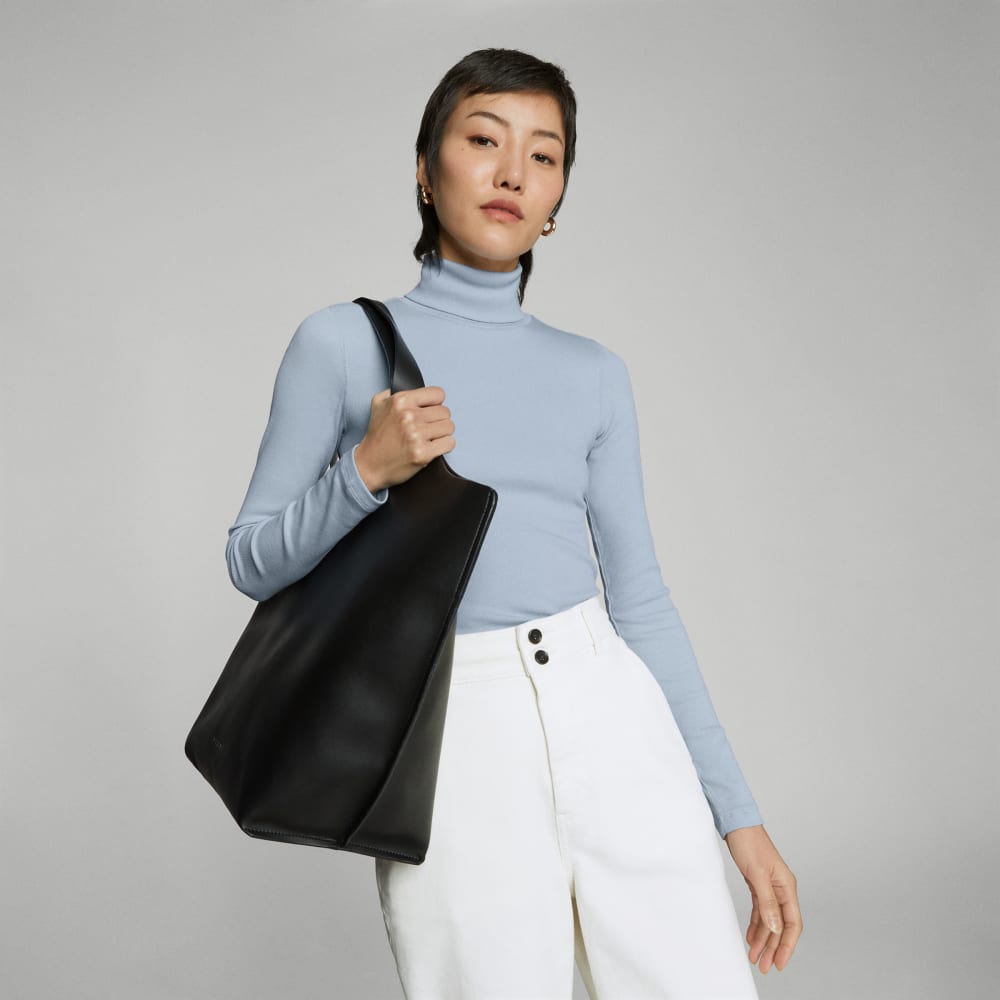 The Luxe Micro-Rib Turtleneck | Mist - Image 5