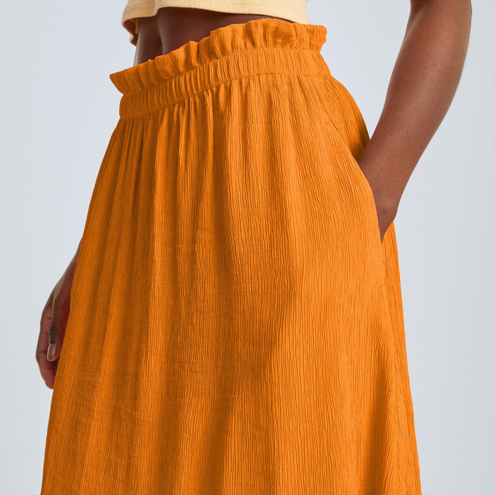 The Naia??Ripple Skirt | Turmeric - Image 4