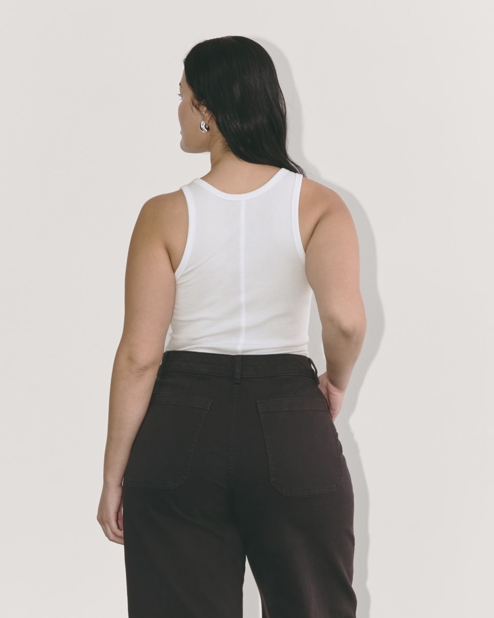 The Luxe Rib Tank | White - Image 5