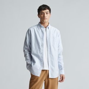 The Classic Oxford Shirt | White / Blue | Standard