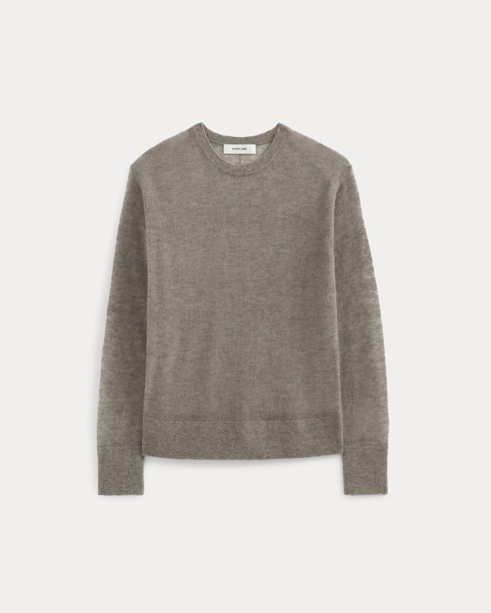 The Air Alpaca? Relaxed Crew Top | Heathered Chocolate Chip - Image 2