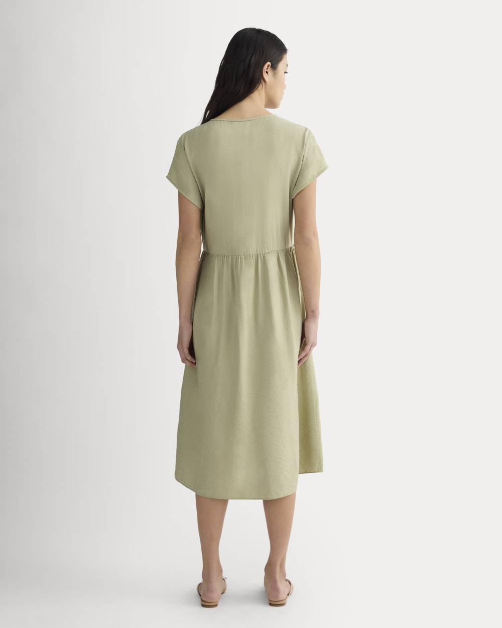 The Midi Dress in SoftLuxe | Eucalyptus - Image 3