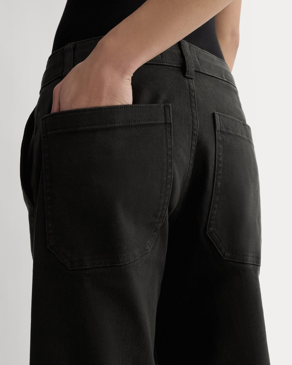 The Utility Straight-Leg Pant | Black | 28.5 Inseam - Image 5