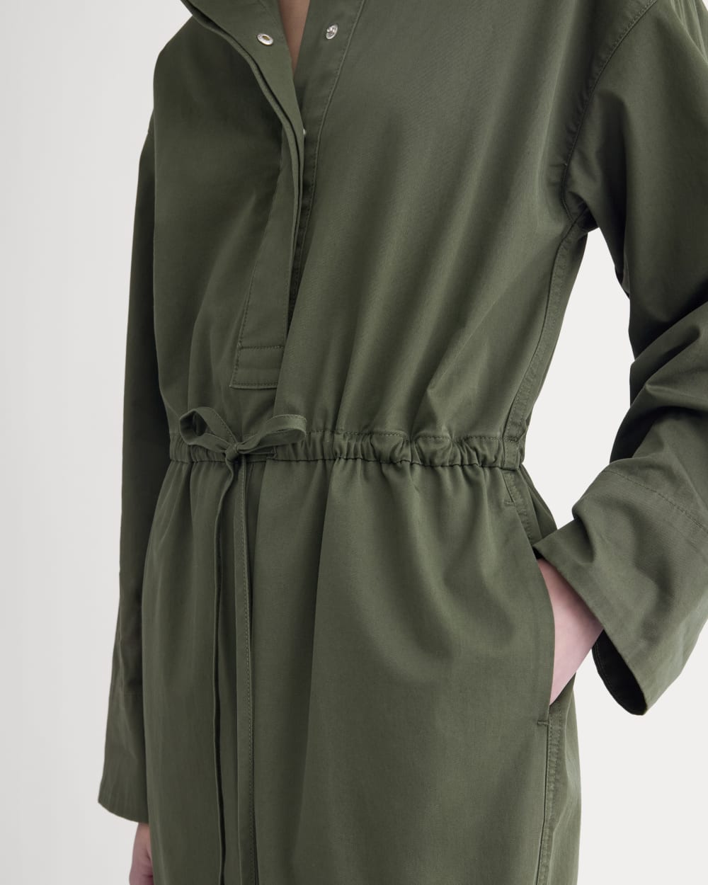 The Utility Drawstring Jumpsuit | Dark Forest - Image 3