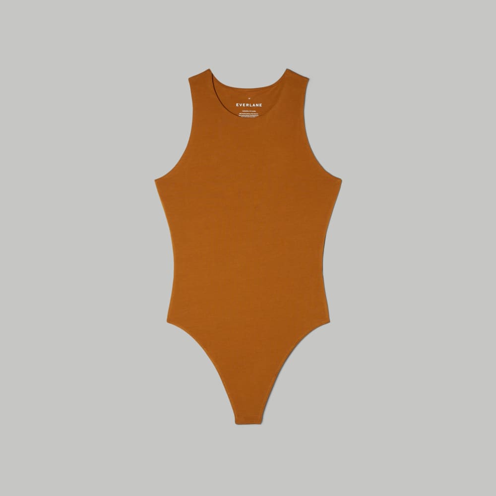 The Cutaway Tank Bodysuit | Tapenade | Thong - Image 2
