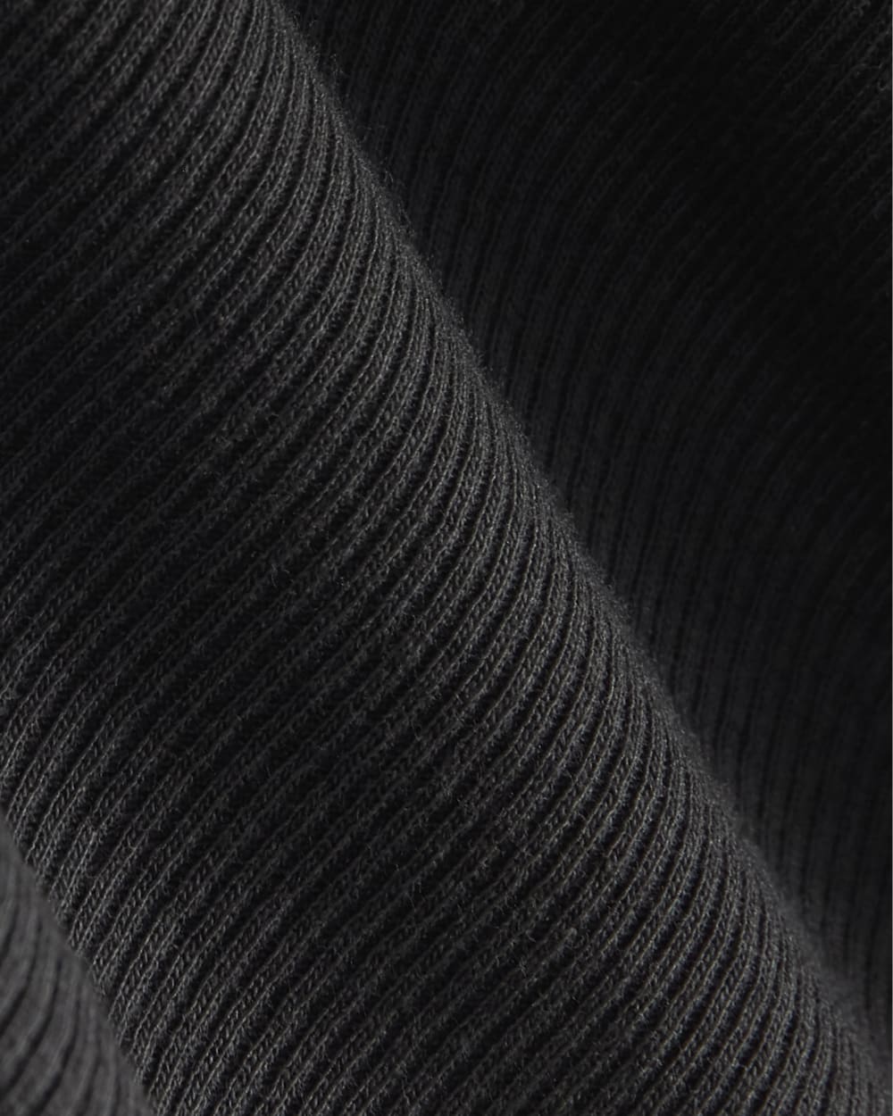 The Luxe Rib Funnel-Neck Tank | Black - Image 6