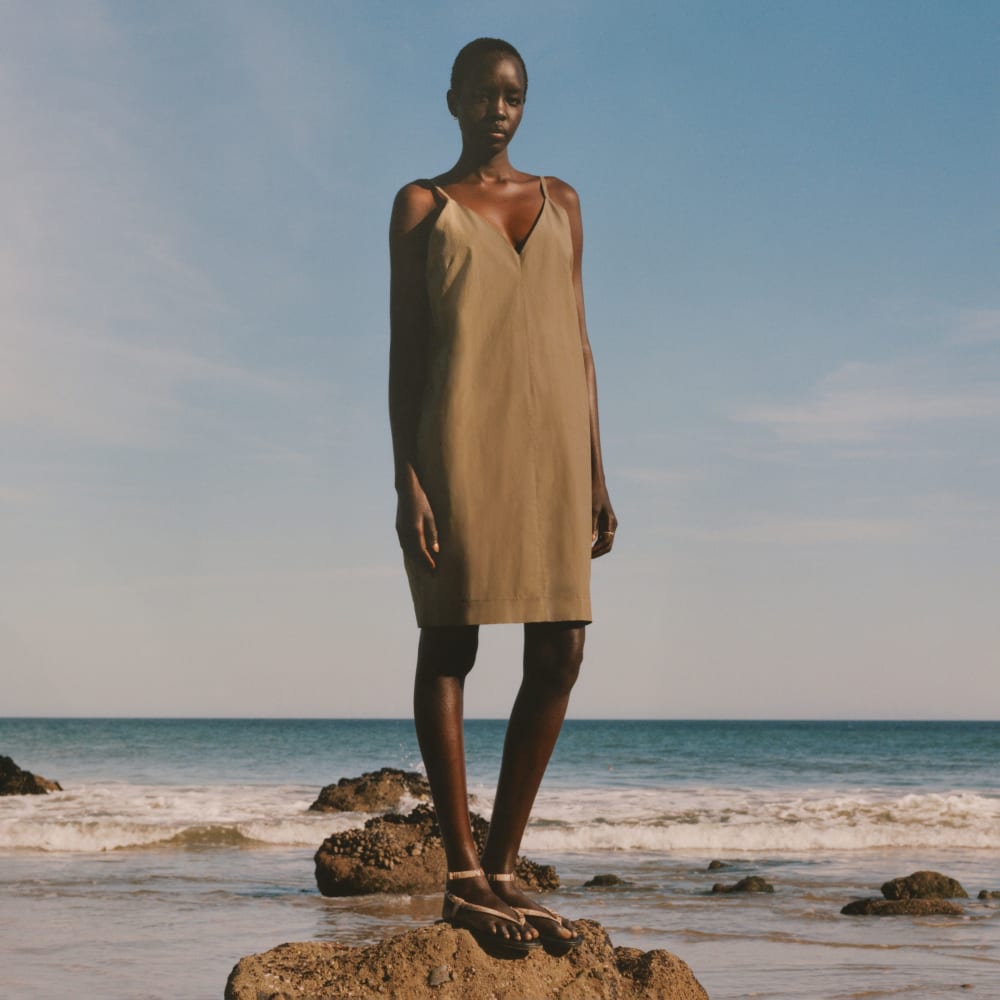 The Poplin Slip Dress | Kalamata - Image 7