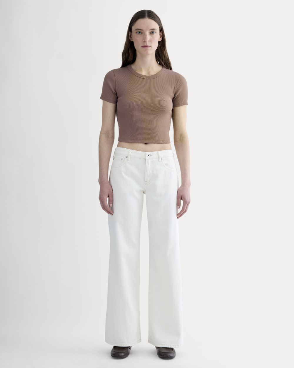 The '90s Rib Tee | Mocha - Image 3