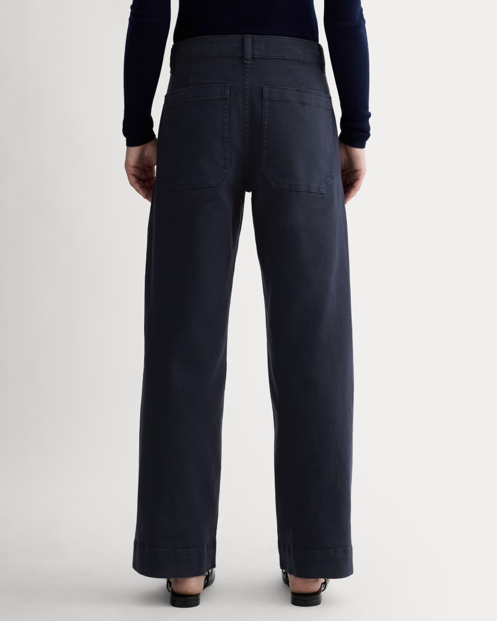 The Utility Wide-Leg Pant | Navy - Image 6