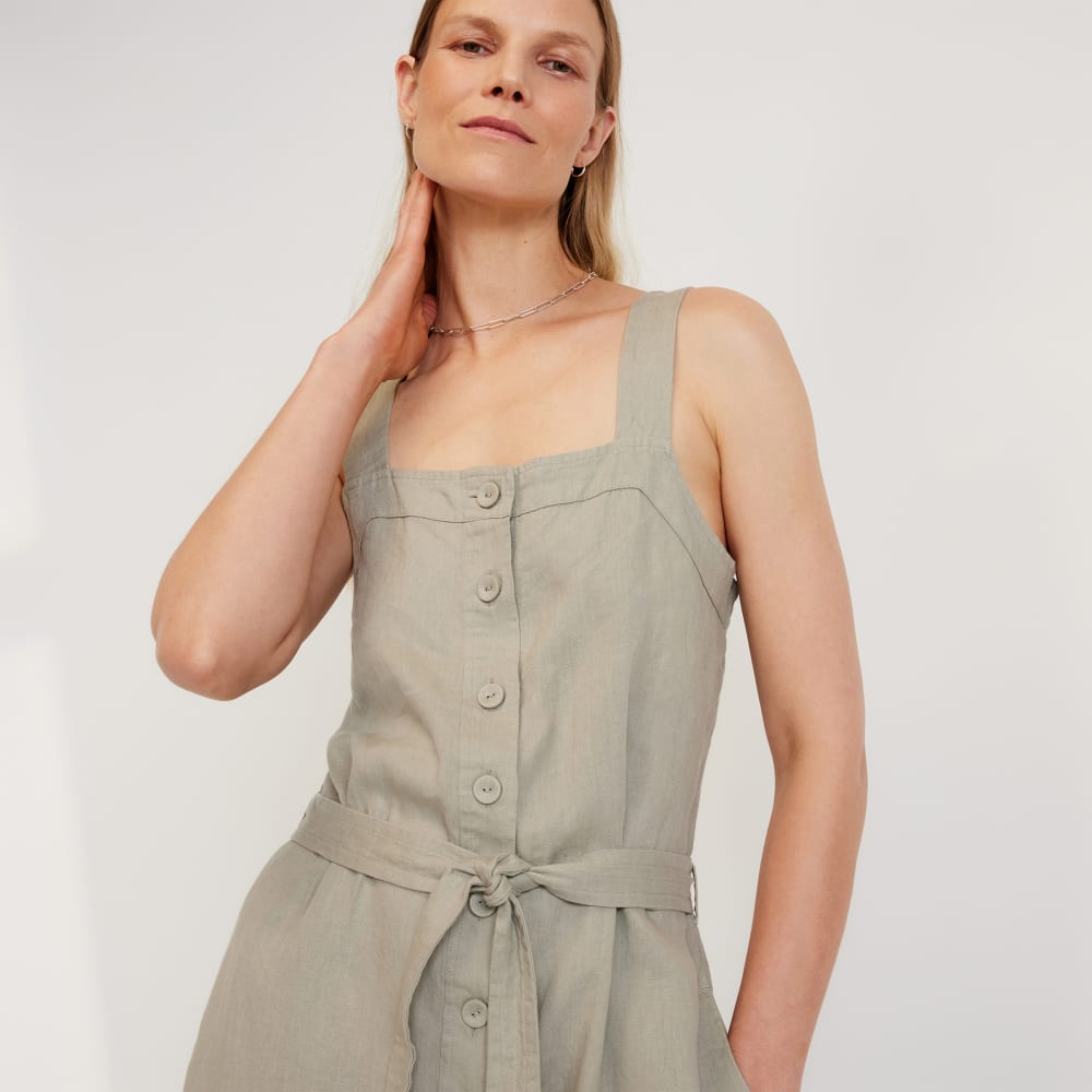 The Linen Jumpsuit | Seagrass - Image 5