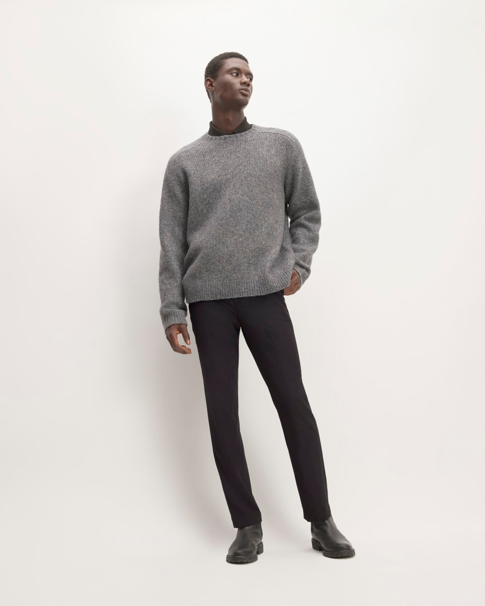 The Italian Wool Pant | Black