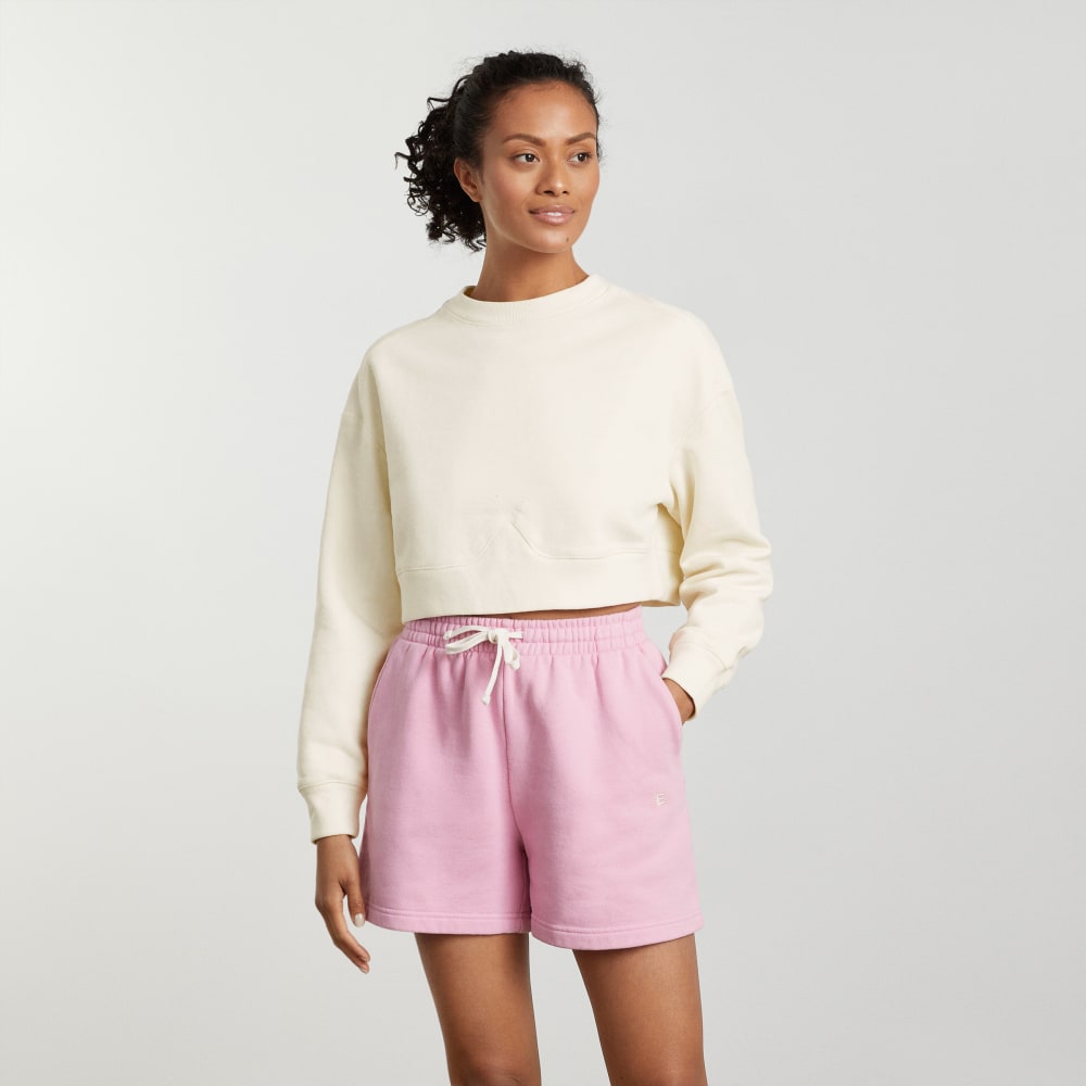 The Organic Cotton Cropped Crew | Canvas - Image 2