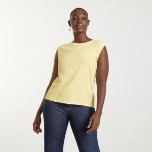 The Air Muscle Tank | Pastel Yellow