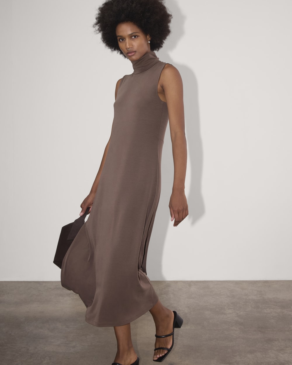 The Madison Dress in Butterknit | Espresso - Image 4