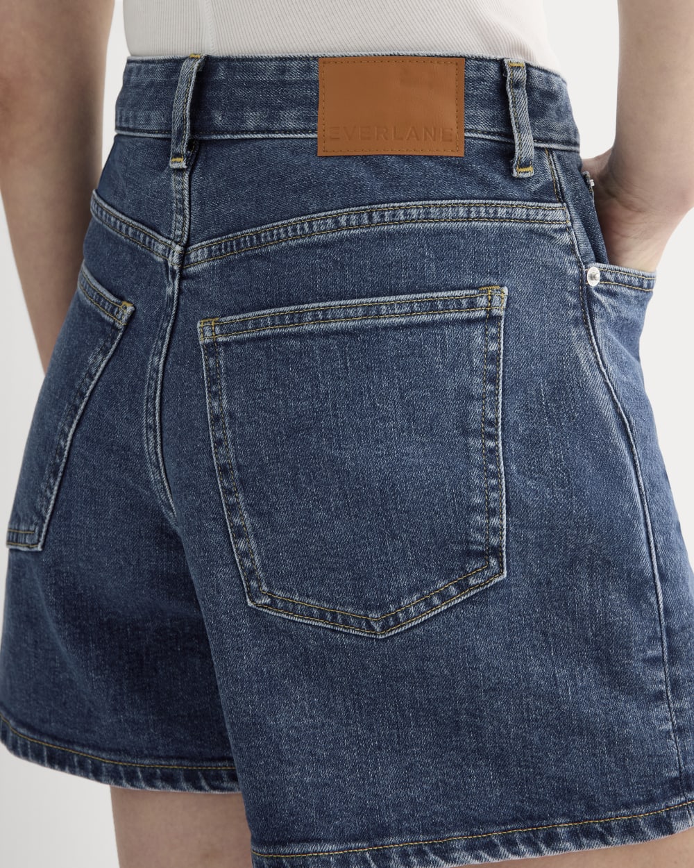 The A-Line Denim Short | Ocean - Image 4