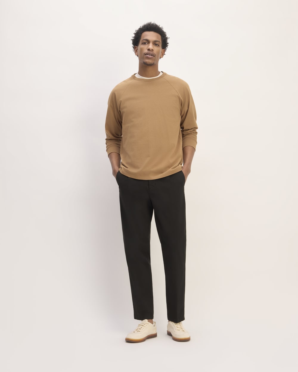 The Pleated Air Chino | Black - Image 3