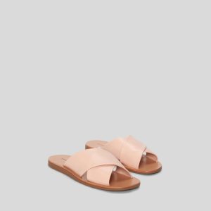 The Day Crossover Sandal | Pale Pink