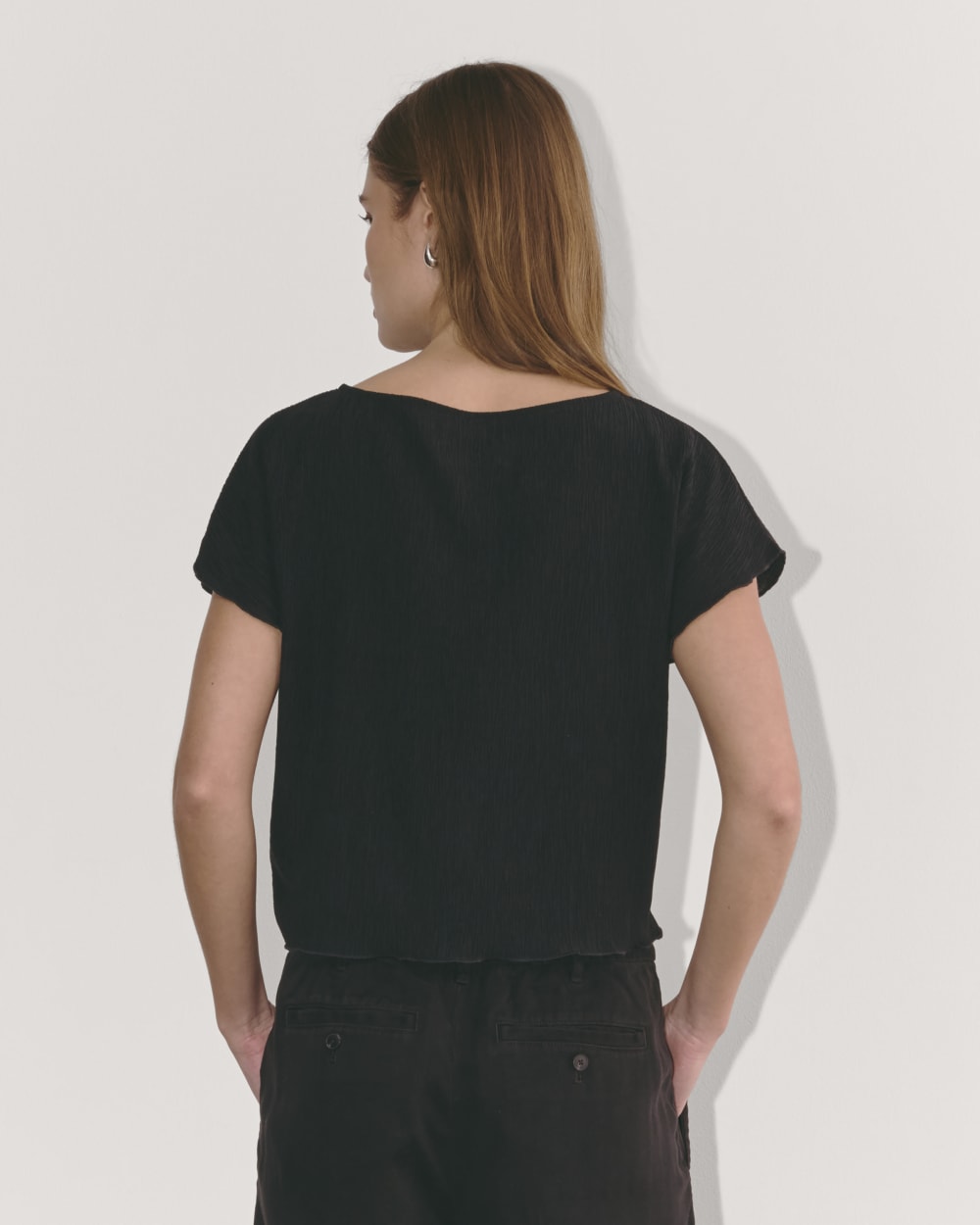 The Crinkle Top | Black - Image 5