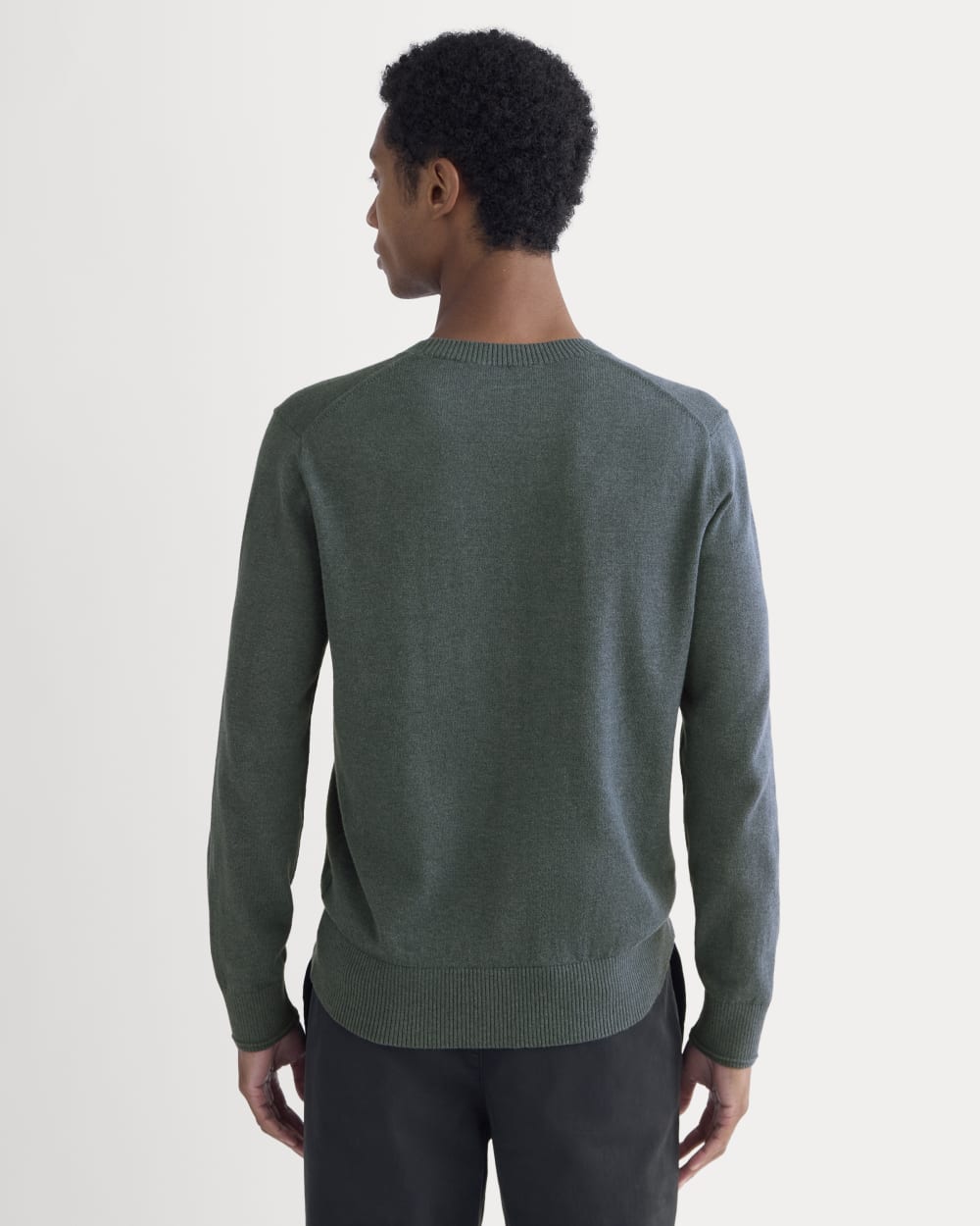 The No-Sweat Sweater | Uniform | Heather Midnight Navy - Image 5