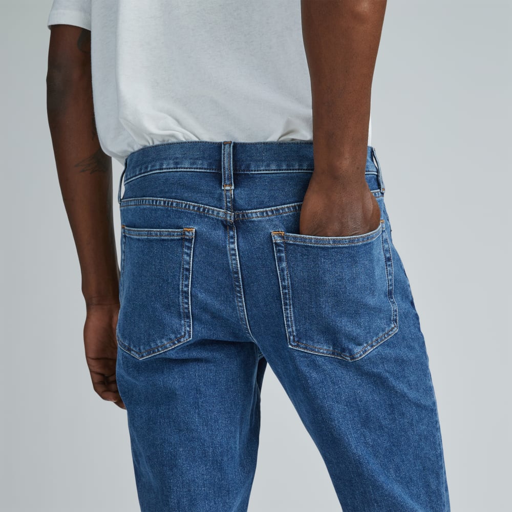The Slim 4-Way Stretch Organic Jean | Uniform | Marine - Image 5