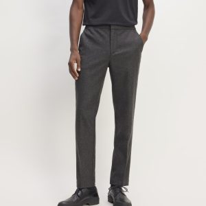 The Wool Flannel Pant | Heather Charcoal